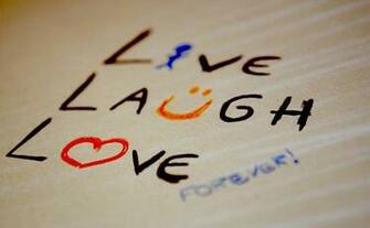 Life Hack Quote Live Laugh Love HD Wallpaper
