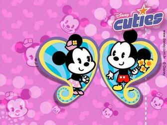 Mickey And Minnie Cuties Wallpaper