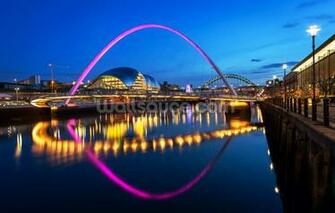 Millennium Bridge Newcastle Wallpaper Mural Wallsauce Us
