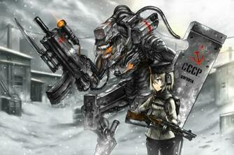 Armored Weapon Riffle Snow