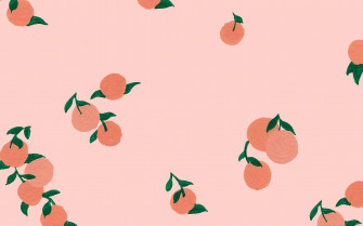 Peach Color Aesthetic Wallpaper