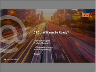 Cecl Will You Be Ready Webinar Fiserv