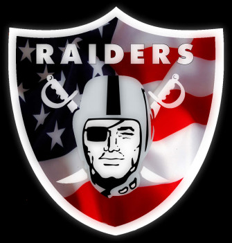 Raiders Football Team Logo Wallpaper