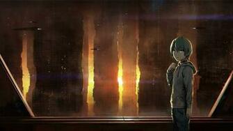 Durarara Anime Future Buildings Sunlight Sci Fi Futuristic Wallpaper