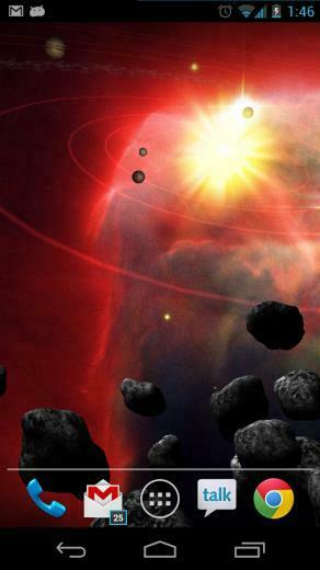Asteroid Belt Live Wallpaper Android Apps On Google Play