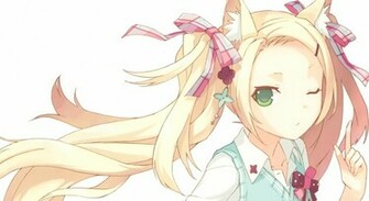 Blonde Neko Computer Wallpaper Desktop Background Id