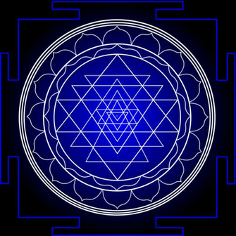 Sri Yantra By Itomato Tantra Mandala Representing Divine Male And
