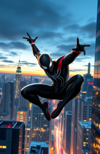 Black Spiderman Wallpaper