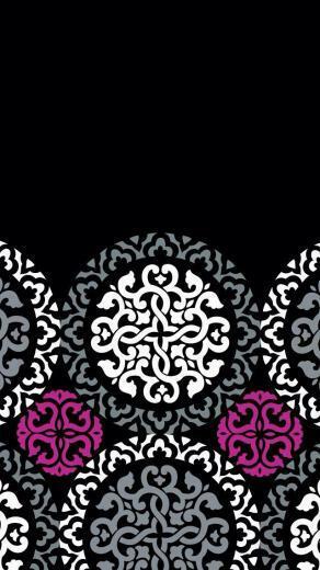 Wallpaper Black iPhone Vera Bradley
