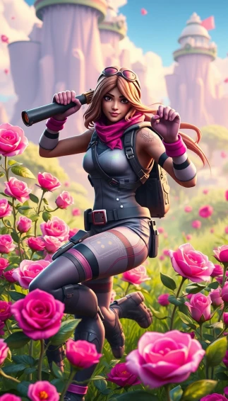 Rose Team Leader Fortnite Wallpaper