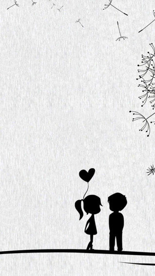 Black Couple Cartoon Wallpaper Mobcup