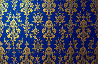 Royal Blue And Gold Wallpaper
