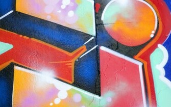 Graffiti Red Wallpaper Stock Photos