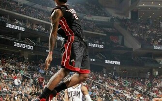 Lebron James Wallpaper Heat Dunk