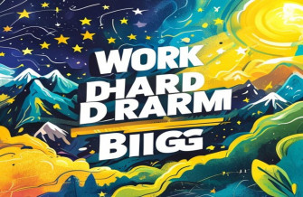 Work Hard Dream Big Wallpaper