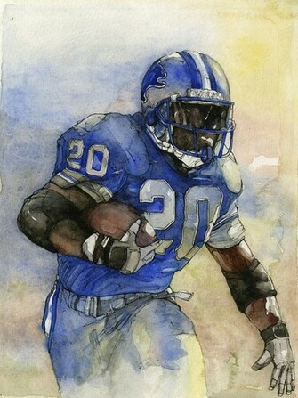 Fbistan Barry Sanders Wallpaper Nfl Football