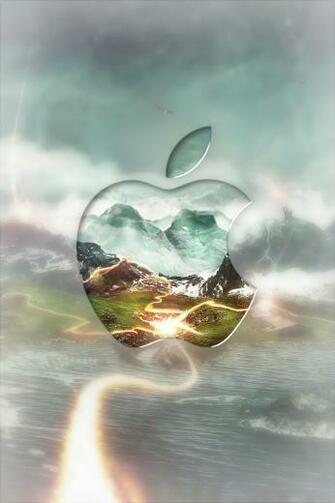 iPhone Wallpaper With Apple Logos Azhar Kamar