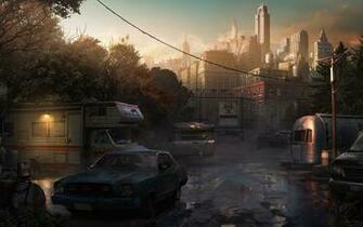 Post Apocalyptic Biohazard Buildings Cities