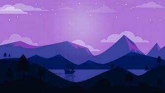 Minimal Landscape Wallpaper Top