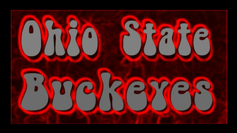 Ohio State Buckeyes Psychodelic Graffiti