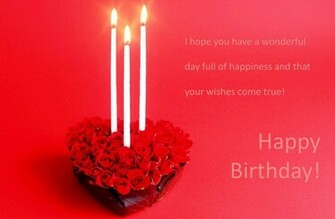 Red Love Cake Happy BirtHDay Wallpaper Downloa High
