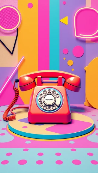 90s Retro Phone Wallpaper