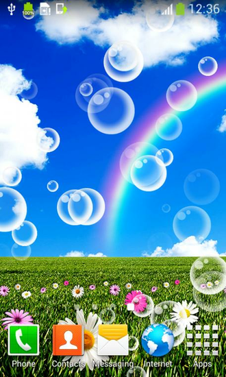 Rainbow Live Wallpaper App Android