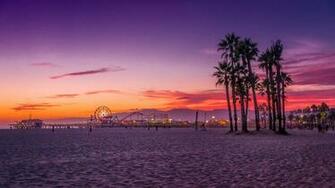 Santa Monica City California HD Wallpaper