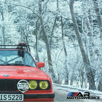 Bmw E30 In Snow Wallpaper