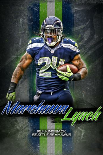 Clutch Graphics On Marshawn Lynch Wallpaper iPhone