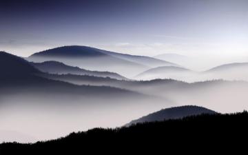 Wallpaper Landscape Mountains Hill Nature Sky Silhouette