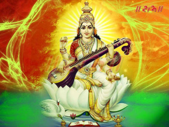 Saraswati Mata Wallpaper