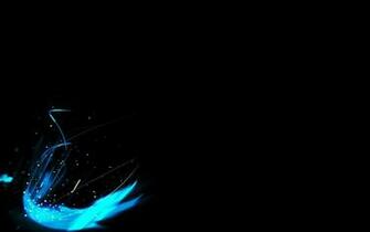 Black And Blue Abstract Wallpaper