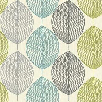 Details About Arthouse Retro Leaf Wallpaper In Teal And Green