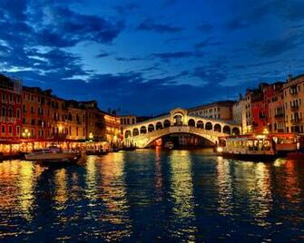 Venice At Night HD Wallpaper Background Image