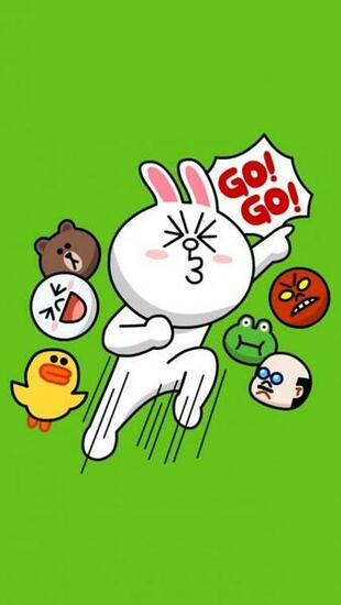 Line Characters Wallpaper
