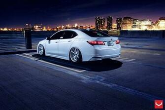 Acura Tlx Vossen Wheels Tuning Cars Wallpaper
