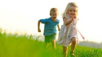 HD Wallpaper Kids Chasing Wallpaper55 Best For Pcs