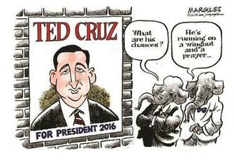 Ted Cruz For President Color English