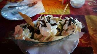 Banana Split Ice Cream Barbaras HD Wallpaper