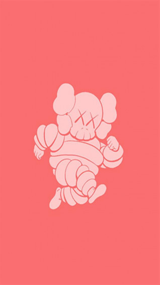 Kaws Filmgrain iPhone Wallpaper S 3g