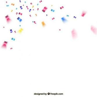 Colorful Confetti Background Vector