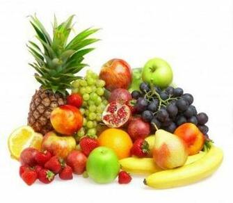 Grapes Apple Banana Guava Stobery Fresh Fruit Wallpaper HD