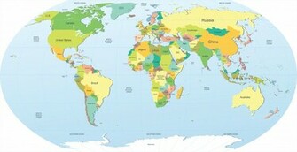 Map Of The World Wallpaper