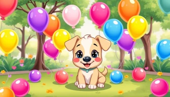Cartoon Puppy Wallpaper