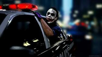 Wallpaper Pickywallpaper Joker Driving In A Police Car