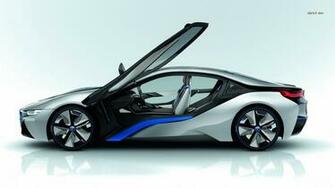 Bmw I8 With Open Doors Wallpaper Car