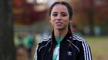 Adidas Women S Black Track Jacket Worn By Kiana Madeira In