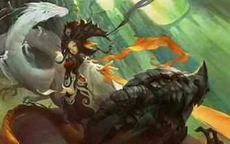 Dragon Girl Wallpaper