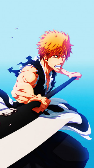 Ichigo Sword Bleach Year Blood War 4k Wallpaper iPhone HD